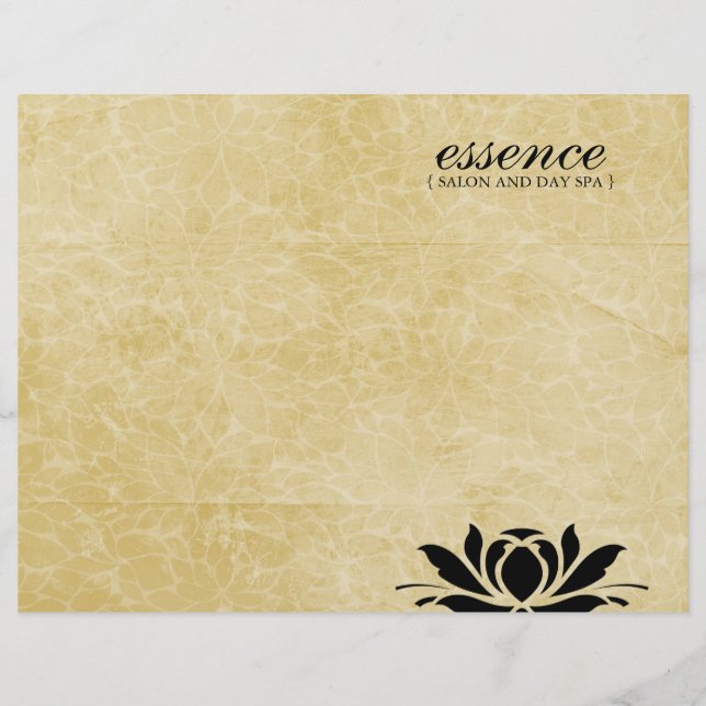 Classy Price List for Salon (Front)