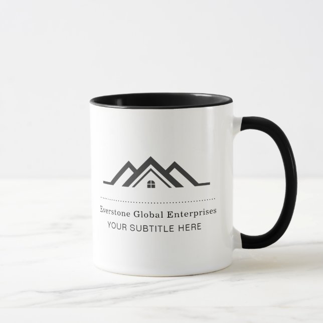 Classy Real Estate Agent Business  Mug (Right)
