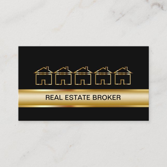 Classy Real Estate Business Cards (Front)