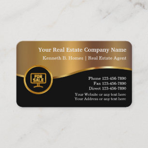 Classy Real Estate Business Cards