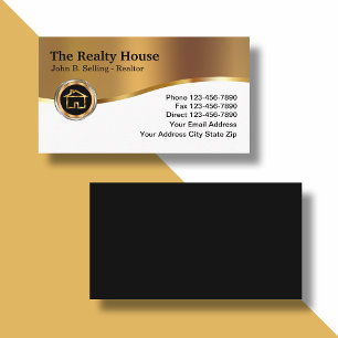 Classy Real Estate Design Business Card
