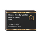 Classy Real Estate Gold House Symbol