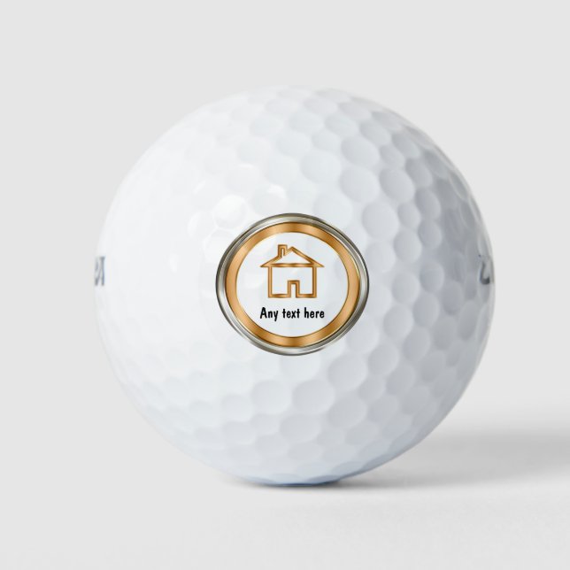 Classy Real Estate Golf Balls (Front)