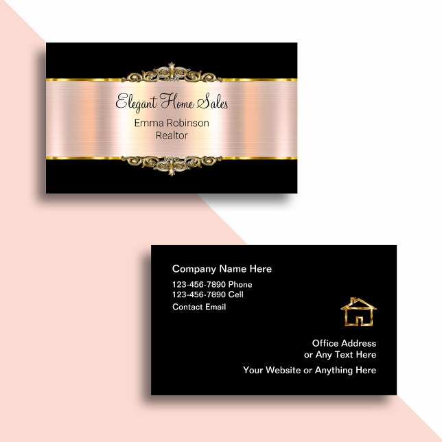 Classy Real Estate Luxury Business Cards (Creator Uploaded)