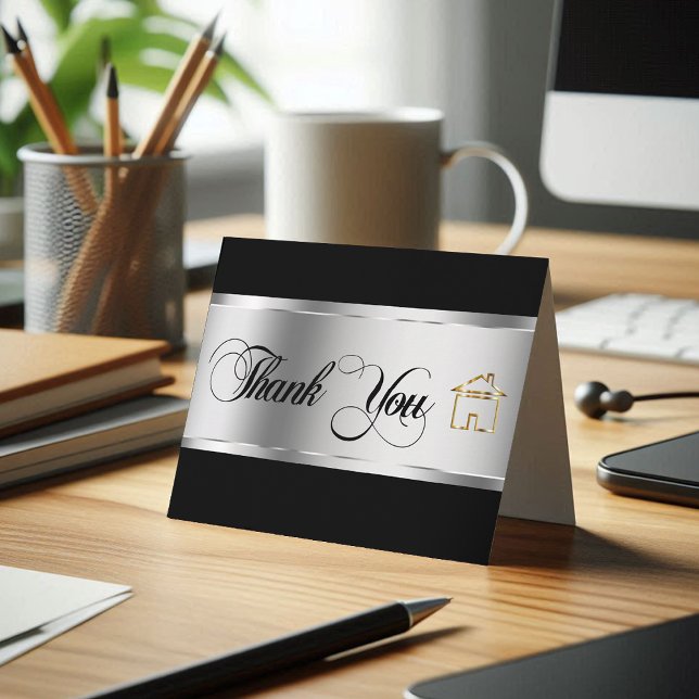 Classy Real Estate Thank You Card (Creator Uploaded)