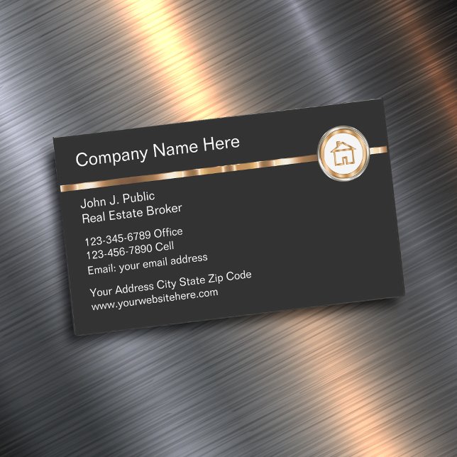 Classy Realtor Business Card Magnets (Creator Uploaded)