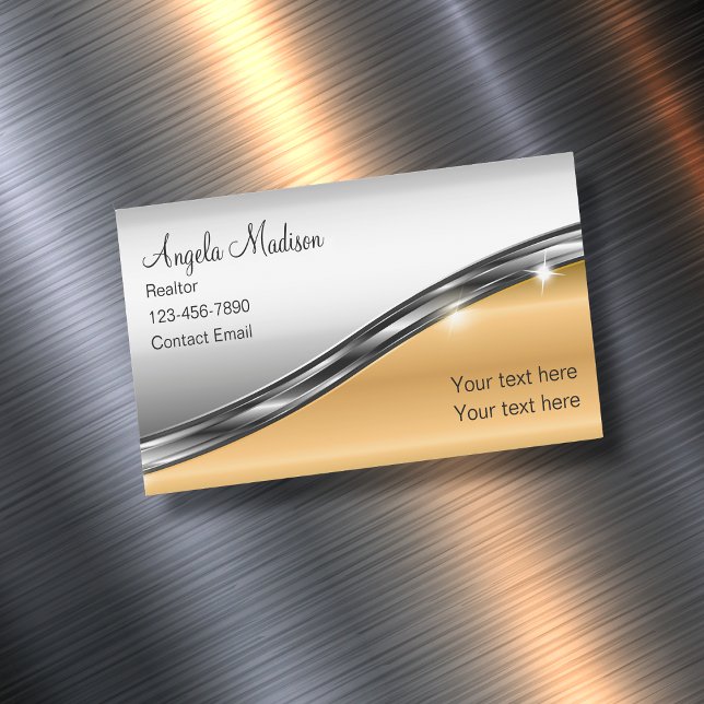 Classy Realtor Unique Business Card Magnets (Creator Uploaded)