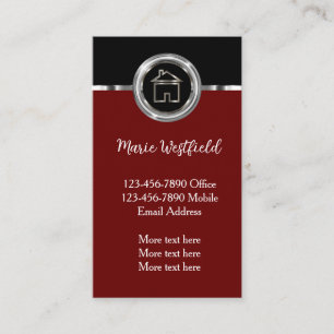 Classy Realtor Vertical Business Cards Design