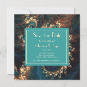Classy Red Save The Date