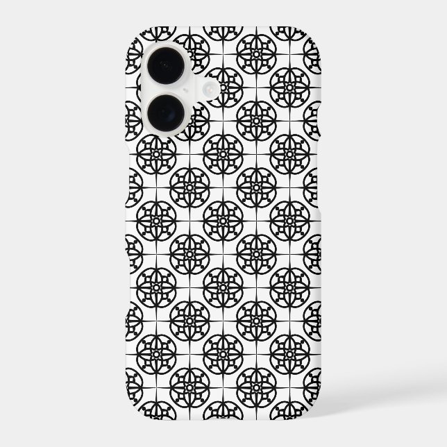 Classy Retro Vibe Geometric Pattern (Back)