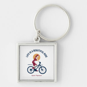Classy Rider - Life is a Beautiful Ride Key Ring
