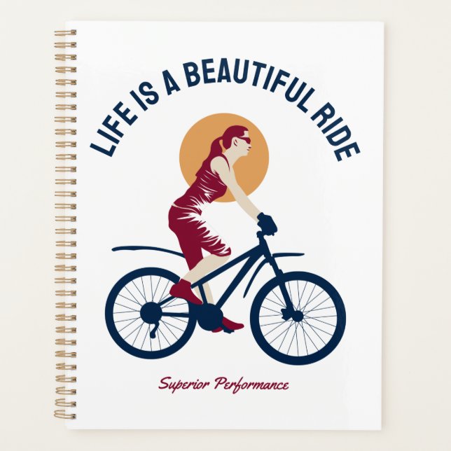 Classy Rider - Life is a Beautiful Ride Planner (Front)