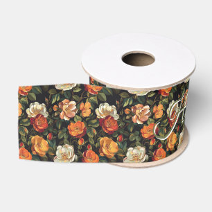 Classy Rose Floral Kids’ Birthday Grosgrain Ribbon