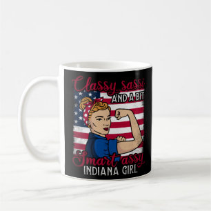 Classy Sassi And A Bit Smart Assi Indiana Girl Coffee Mug