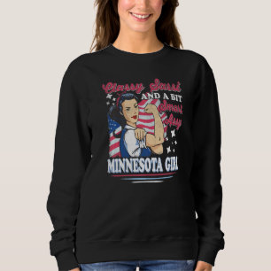 Classy Sassi And A Bit Smart Assi Minnesota Girl P Sweatshirt