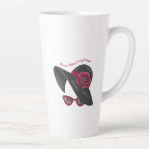 Classy, Sassy, Confident Lady Silouhette Latte Mug
