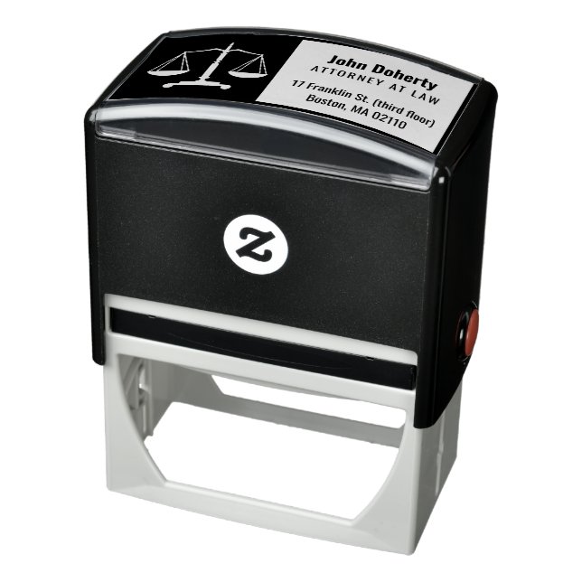 Classy Scales of Justice | Law Office Self-inking Stamp (Product)