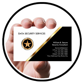 Classy Security Business Cards