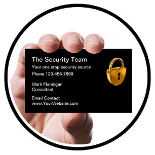 Classy Security Services Business Card