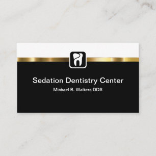 Classy Sedation Dentistry Dentist Office Business Card