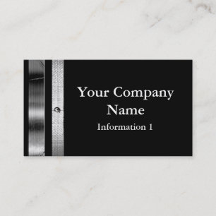 Classy Silver Frame Business Cards