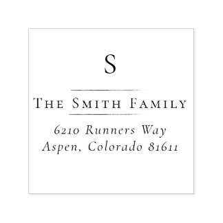 Classy Simple Return Address Self-inking Stamp