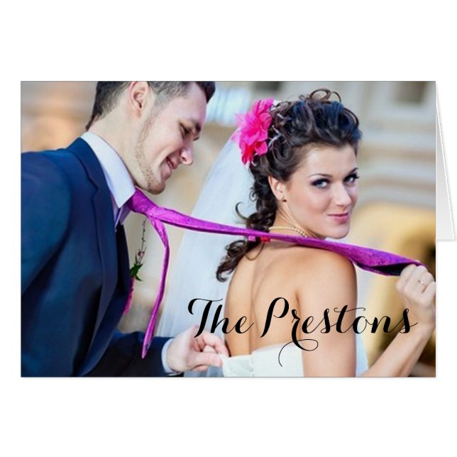 Classy Simple Thank You Card (Front Horizontal)