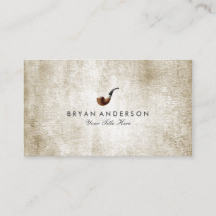 Classy Smoking Pipe Business Card