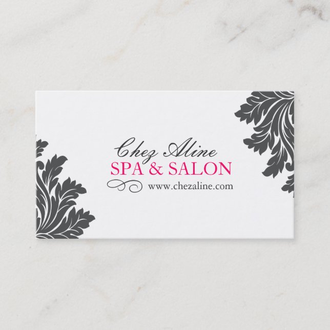 Classy Spa and Salon Business Card (Front)