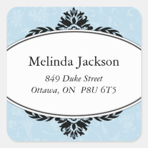 Classy Square Adress Labels