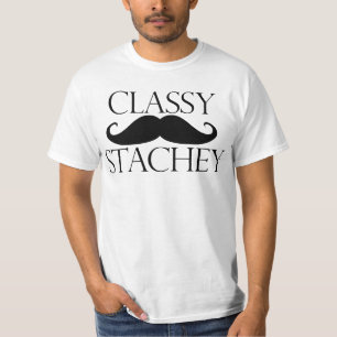 Classy Stache Moustache T-Shirt