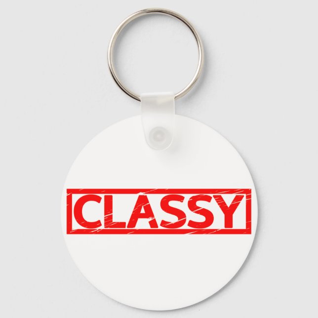 Classy Stamp Key Ring (Front)