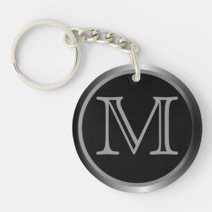 Classy Styled Monogram Key Ring