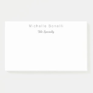 Classy Stylish Your Name Post-it Notes