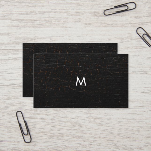 Classy texture business card (Front/Back In Situ)