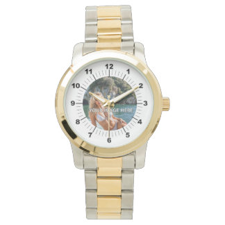 CLASSY! 🕰️ Two-Tone Oversized Watch