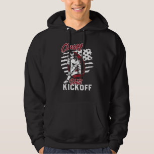 Classy Until Kickoff American Football Girl Game V Hoodie
