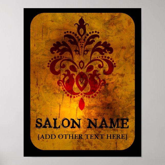 Classy Upscale Modern Business Poster (Front)