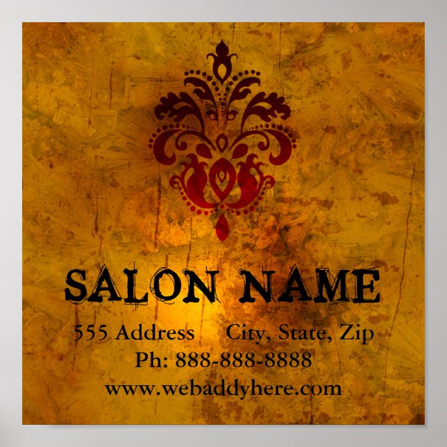 Classy Upscale Modern Business Poster (Front)
