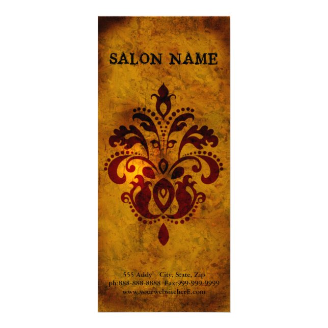 Classy Upscale Modern Business Rack Card (Front)