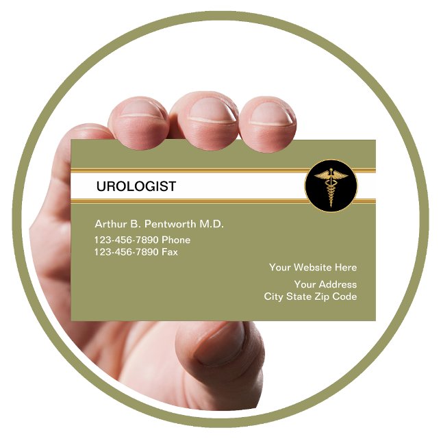 Classy Urologist Medical Business Cards (Creator Uploaded)