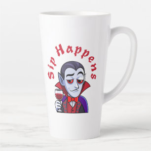 Classy Vampire – Sip Happens Latte Mug