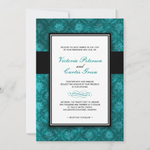 Classy Velvet Wedding Invitations