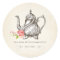 Classy Vintage Tea Party Sticker "Tea Time"
