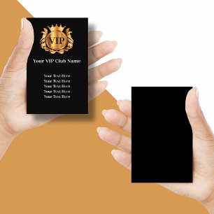 Classy VIP Club Membership Business Cards