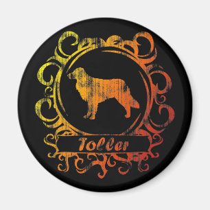 Classy Weathered Toller Magnet