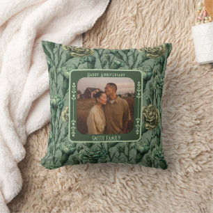 Classy Wedding 15Th Anniversary Throw Pillow