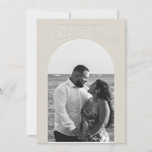Classy Wedding Invitation Custom with Photo