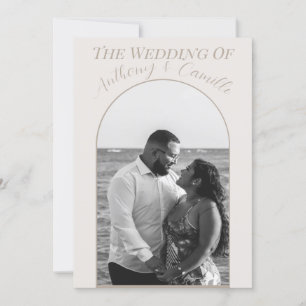 Classy Wedding Invitation Custom with Photo
