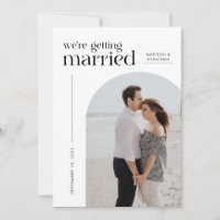 Classy We're Getting Married Arch Photo